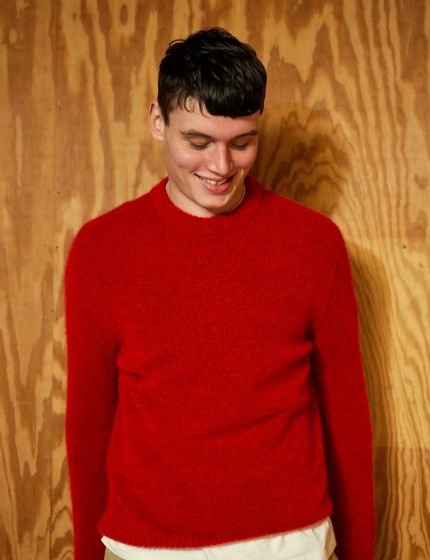 Alpaka Pullover FORET Alpine Red