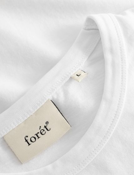 T-Shirt FORET Out White Darkgreen