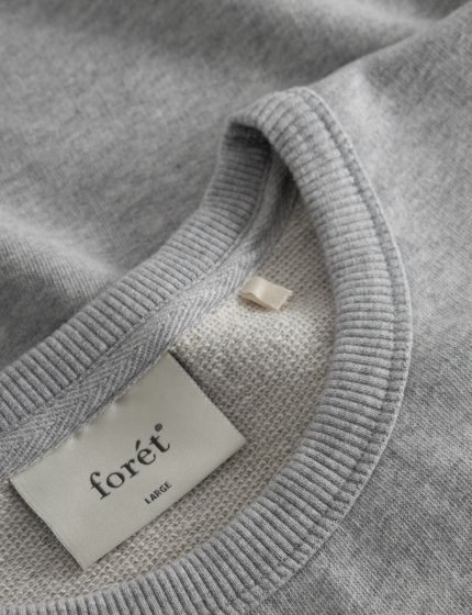 Sweater FORET Gaia Lightgrey Darkgreen