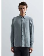 Leinenhemd REPLAY Pewter Blue