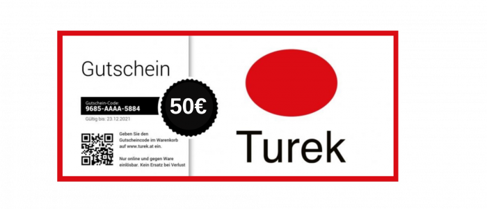 TUREK Onlineshop Gutschein 50€
