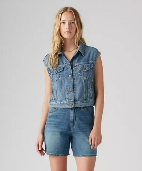 Jeansgilet LEVI´S® Geschrumpfte 90er-Weste Stop Flaxing