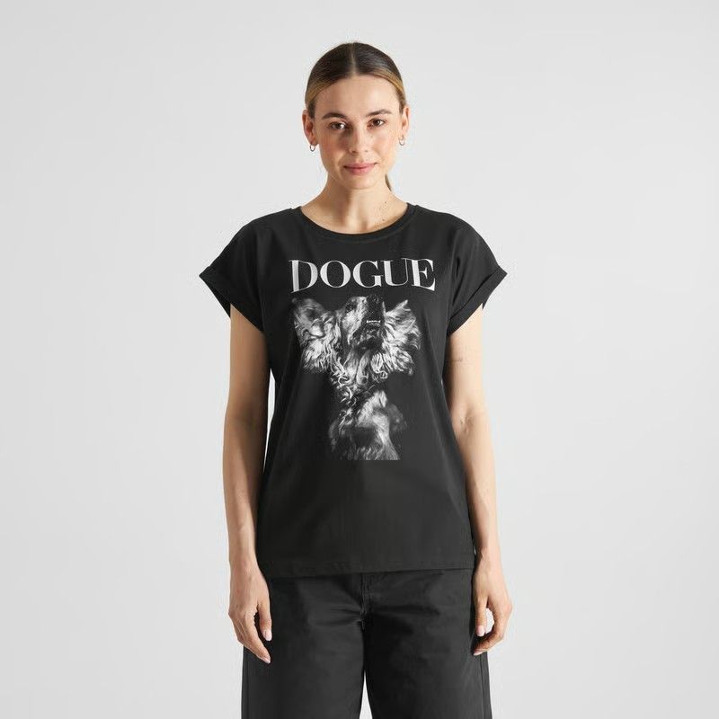 T-Shirt DEDICATED Visby Dogue Cover Black