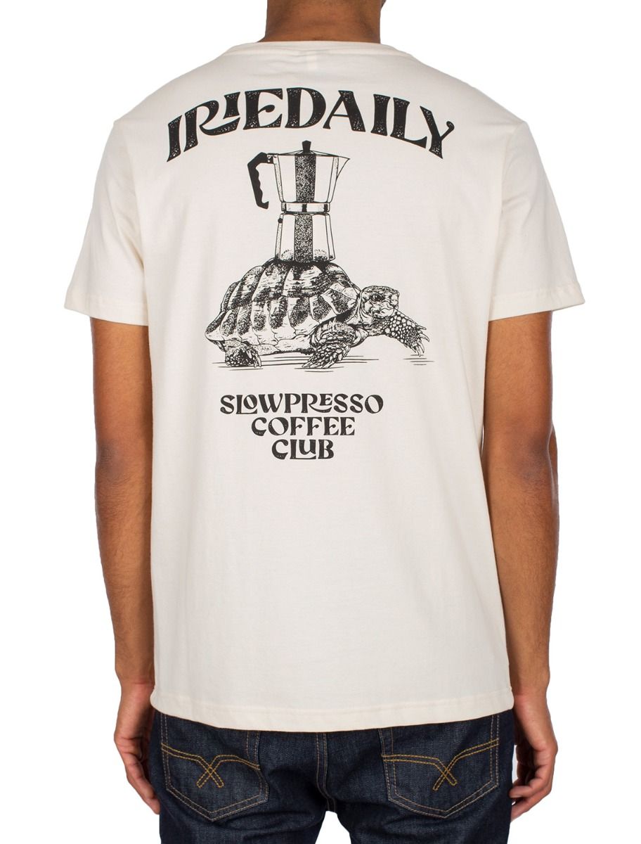 IRIEDAILY Herren T-Shirt „Cookieman“ – Bio-Baumwolle, Regular Fit, Gesticktes Design, Made In Portugal