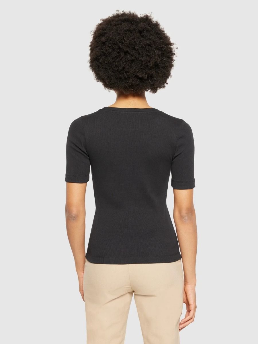 T-Shirt KNOWLEDGE COTTON APPAREL Blackjet
