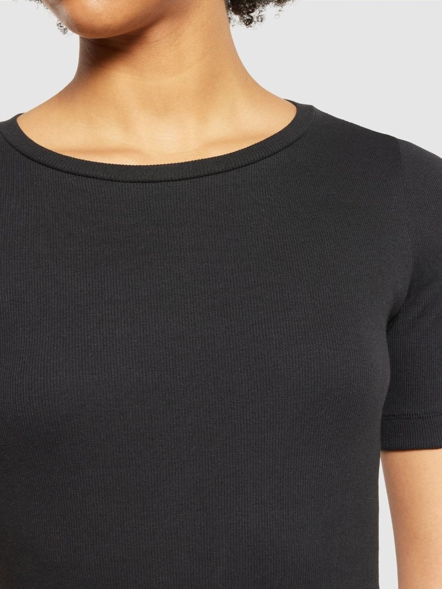 T-Shirt KNOWLEDGE COTTON APPAREL Blackjet