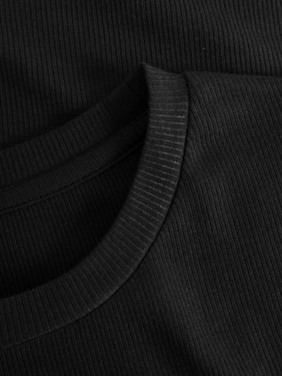 T-Shirt KNOWLEDGE COTTON APPAREL Blackjet