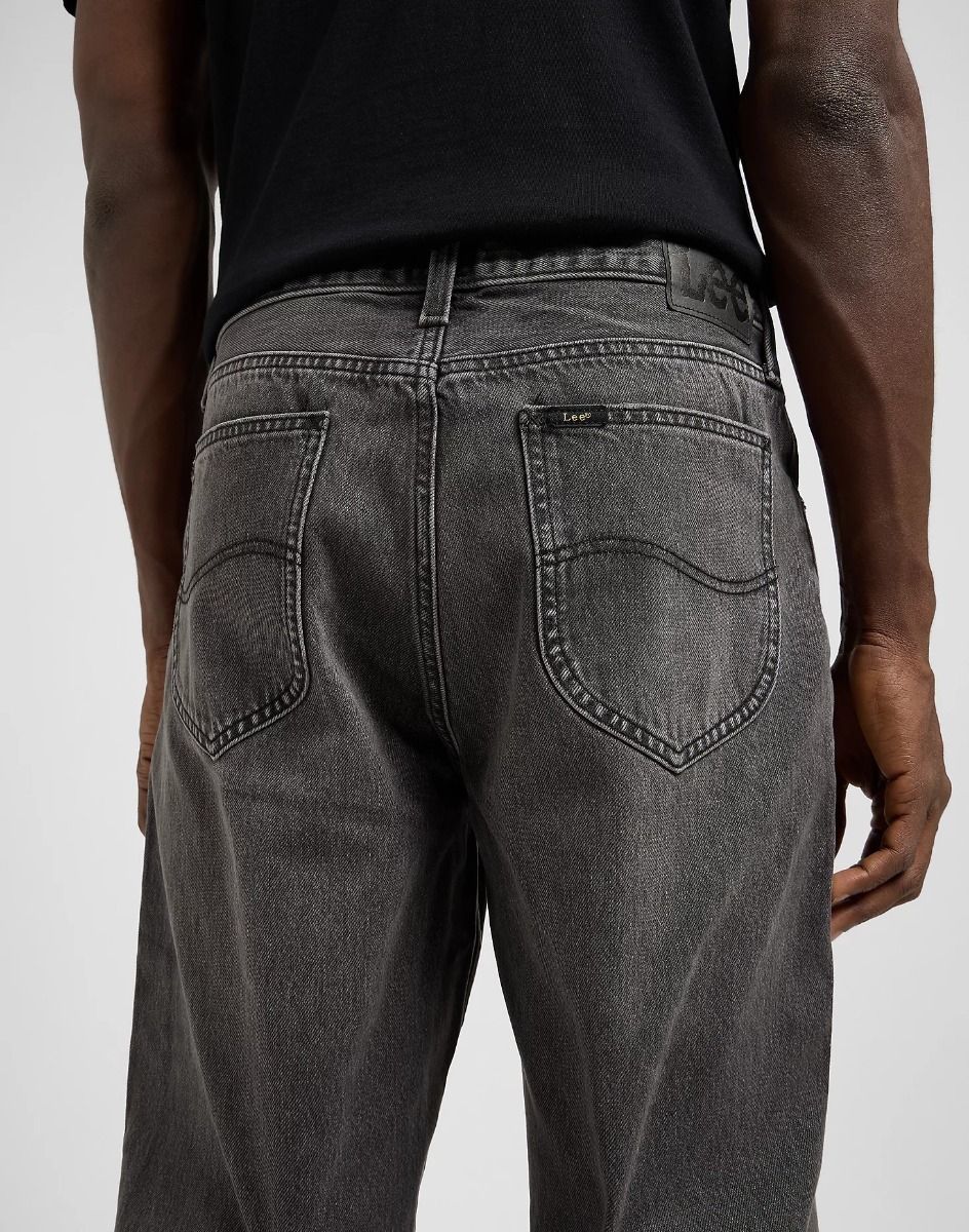 Lee Asher Jeans Uomo - Vestibilità Morbid E Gamba Larga, Denim 12oz - 5