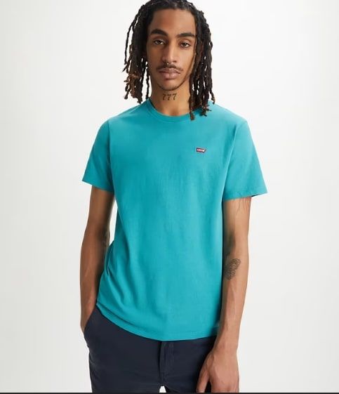 Levis t shirt herren blau hot sale