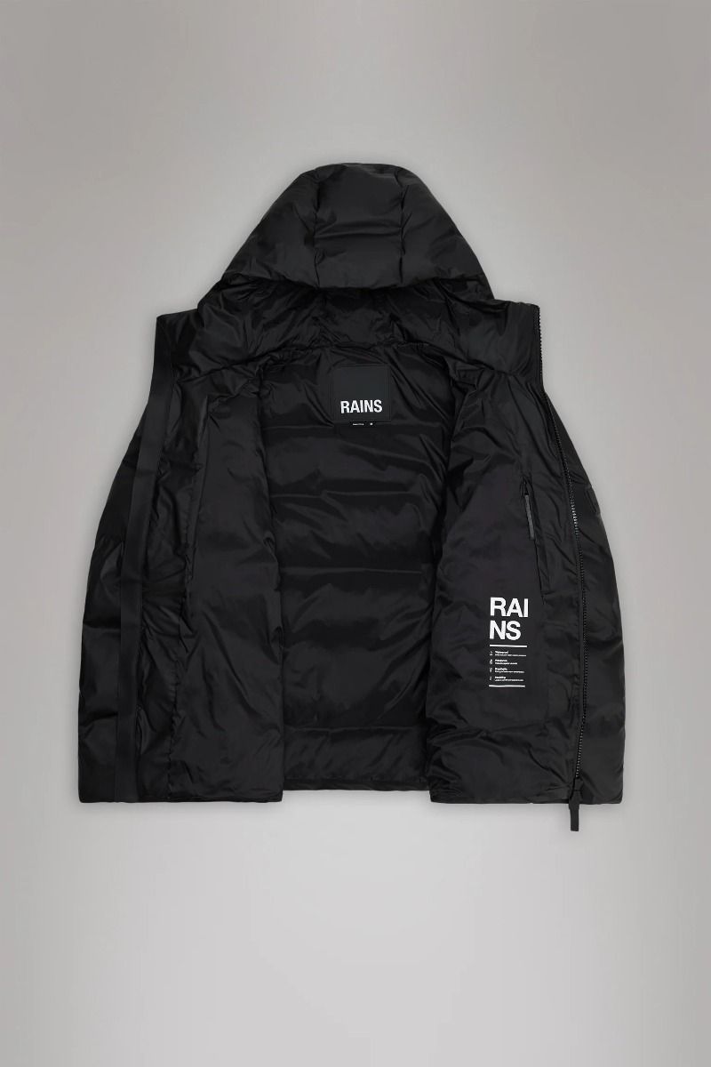 Winterjacke RAINS Alta Puffer Jacket Black TUREK