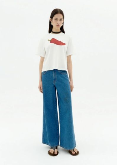 T-Shirt THINKING MU Chilli Lucia White