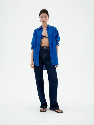 Bluse THINKING MU Gia Indigo