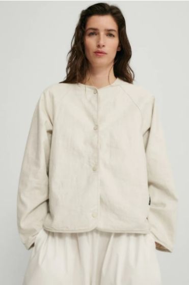 Leinen Jacke ECOALF Ember Bone