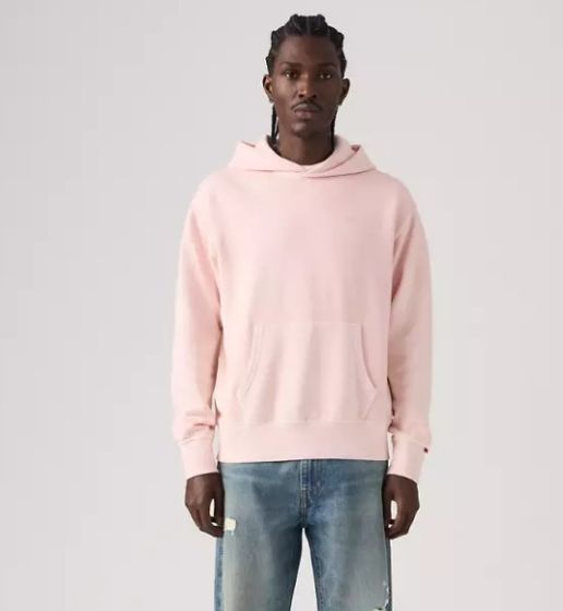 Kapuzensweater LEVI´S® Authentic Hoodie Garment Dye Au Naturel - Rosa