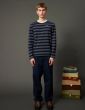 Shirt FORÉT Ray Navy Dark Grey