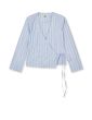 Bluse MADS NØRGAARD Pam Pinstripe Provence