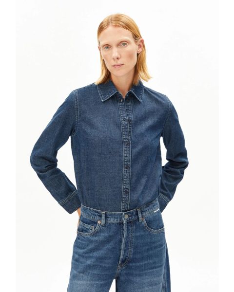 Jeansbluse ARMEDANGELS Aurelaa Eau