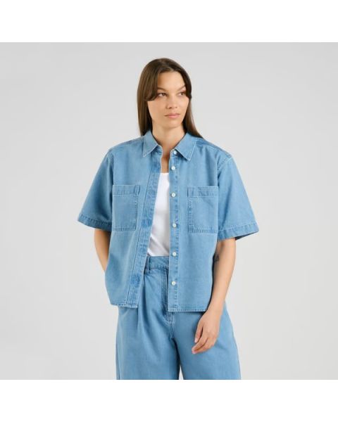 Jeanshemd DEDICATED Stensvik Denim Light Blue