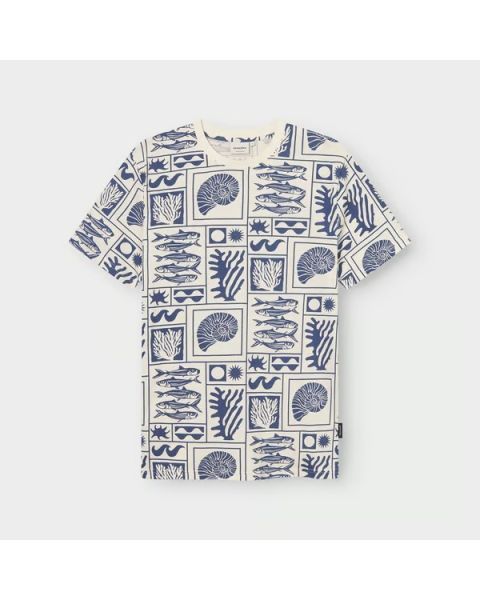 T-Shirt DEDICATED Stockholm Ocean Square Blue