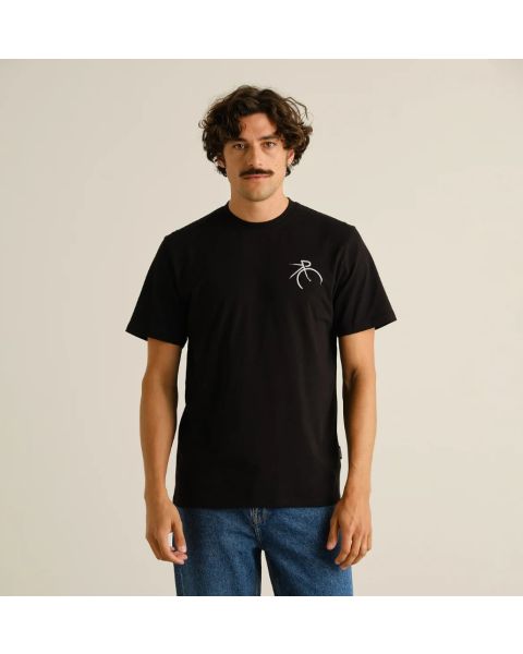 T-Shirt DEDICATED Stockholm Side Bike Black