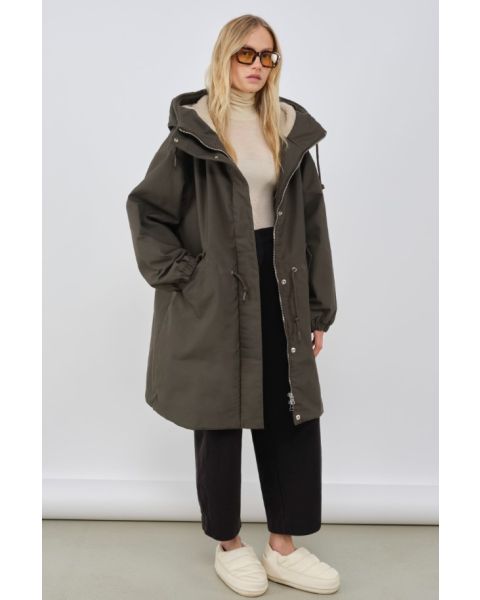 Parka EMBASSY OF BRICKS AND LOGS Memphis Black Olive