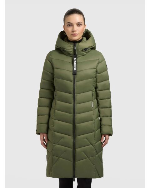 Steppmantel KHUJO Odana4 Fern Green