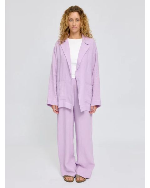 Blazer MAZINE Linen Blazer Bright Lavender