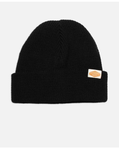 Haube NUDIE JEANS Cotton Beanie Black