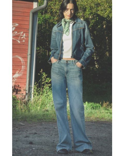 Jeans NUDIE JEANS Wide Heidi Drift Wood