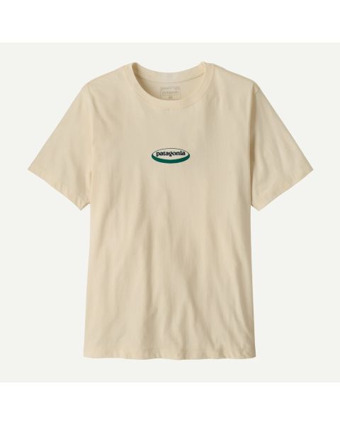 T-Shirt PATAGONIA '95 Oval Logo Undyed Natural