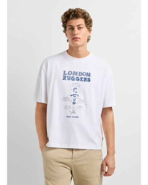 T-Shirt PEPE JEANS Chelsea Weiß