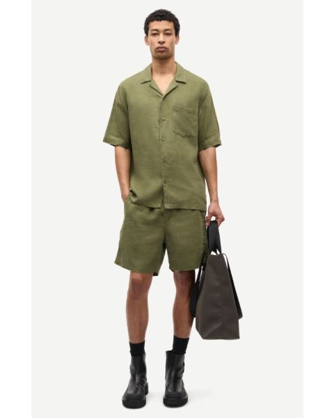 Hemd SAMSØE & SAMSØE Oscar Burnt Olive