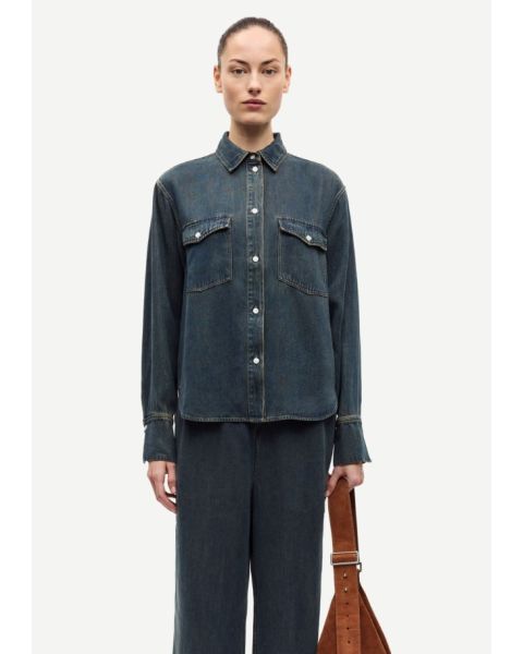 Jeanshemd SAMSØE & SAMSØE Sabex Burnt Oak