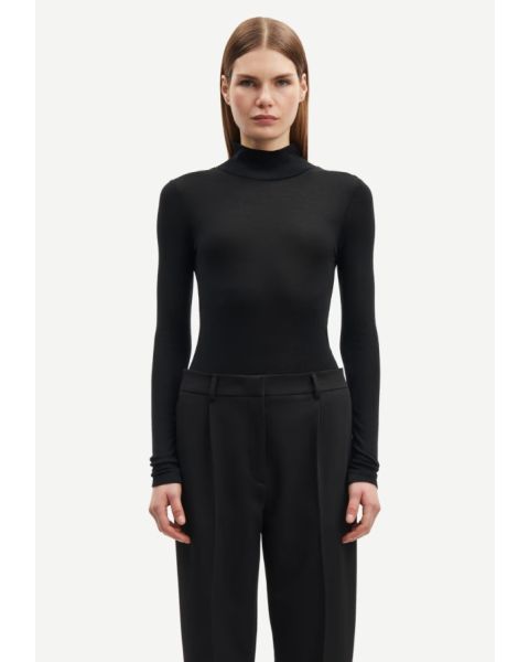 Rollkragenshirt SAMSØE & SAMSØE Sadou Black