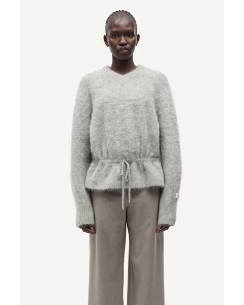 Alpaka Pullover SAMSØE & SAMSØE Salo Grey Mel