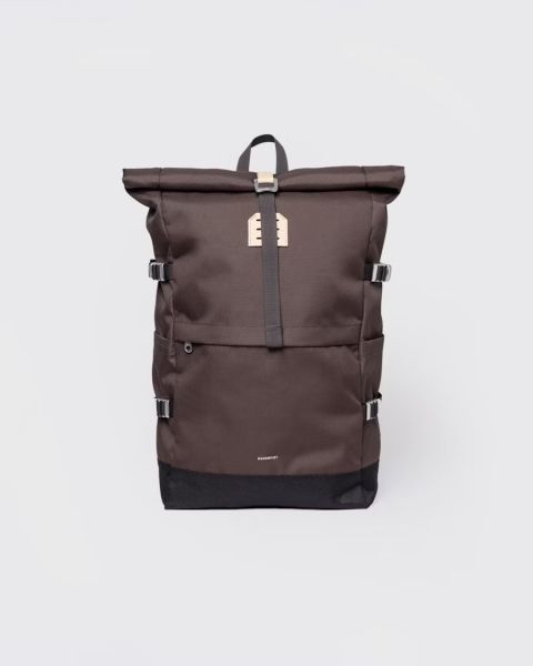 Rucksack SANDQVIST Icon Rolltop Backpack L Brown Natural