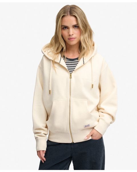 Zip Hoodie SUPERDRY Desert Bone