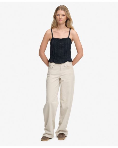 Top SUPERDRY Spitzen-Camisole Eclipse Navy