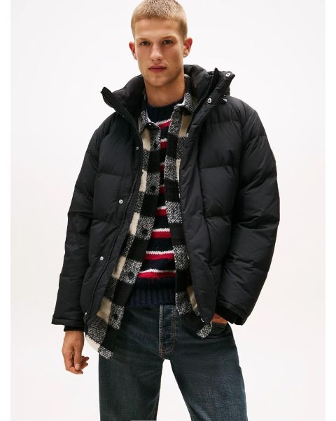 Puffer-Daunenjacke TOMMY HILFIGER Black