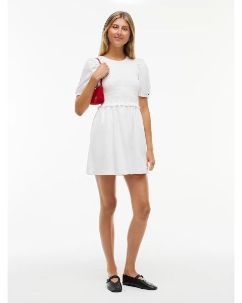 Kleid TOMMY HILFIGER Ecru