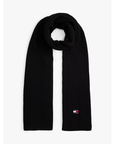Heritage Rippstrick-Schal TOMMY HILFIGER Black