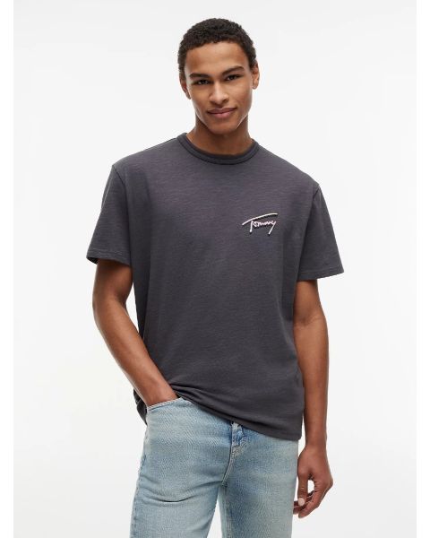 T-Shirt TOMMY HILFIGER Washed Black