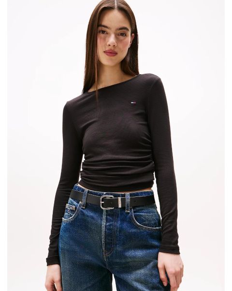 Langarmshirt TOMMY HILFIGER Black