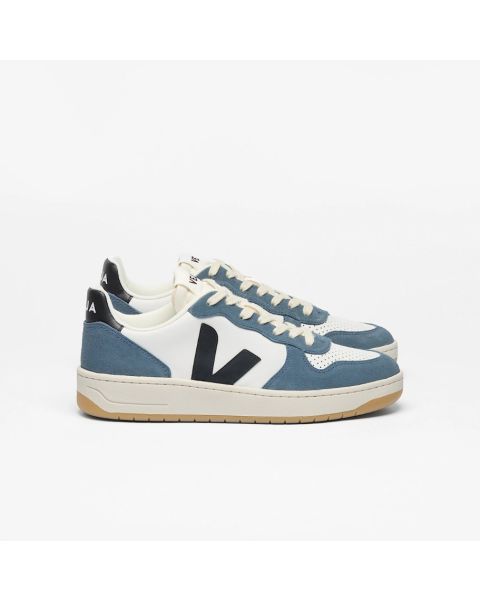 Sneaker VEJA V-10 Leather White Black California Men