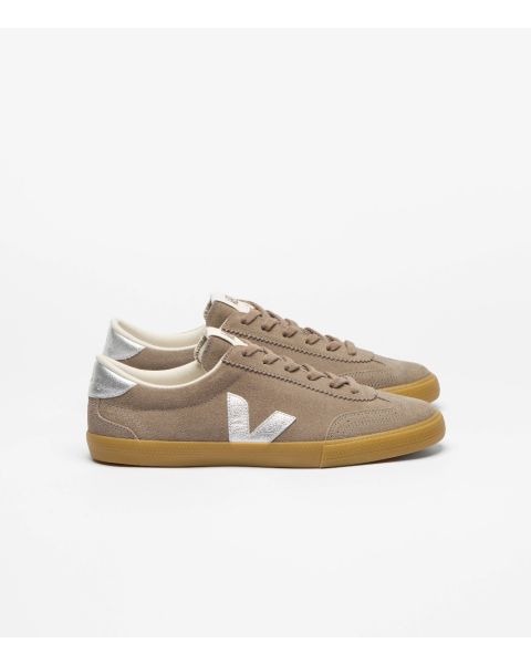 Sneaker VEJA Volley Suede Moonrock Silver Woman