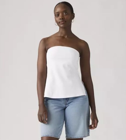 Röhrentop LEVI'S® Talia Bright White