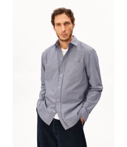 Langarmhemd ARMEDANGELS Tinted Navy