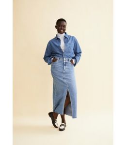 Jeansrock ARMEDANGELS Kitaari Demi Indigo Pebbles