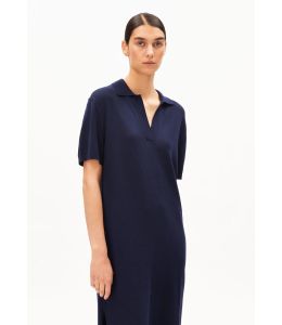 Strick-Polokleid ARMEDANGELS tinted navy