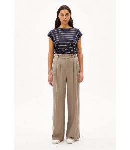 T-Shirt ARMEDANGELS Jilaana Fine Stripes Night Sky-Oatmilk